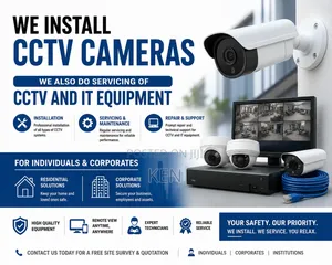 We Install CCTV Cameras