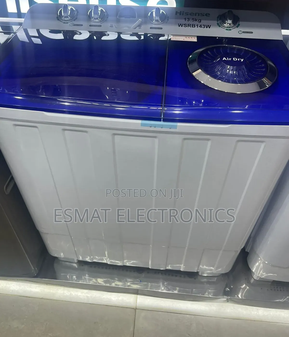 Hisense 13.5kgs Top Load Twin Tub Washing Machine-Wsrb143w