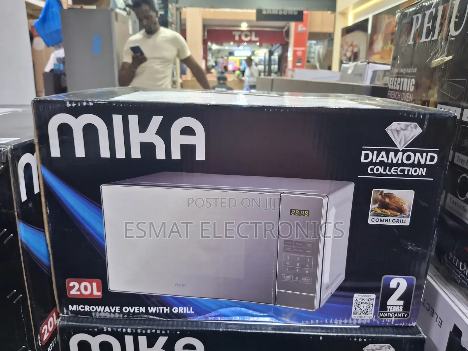 Mika Microwave Oven, 20l, Digital, With Grill (Combi),