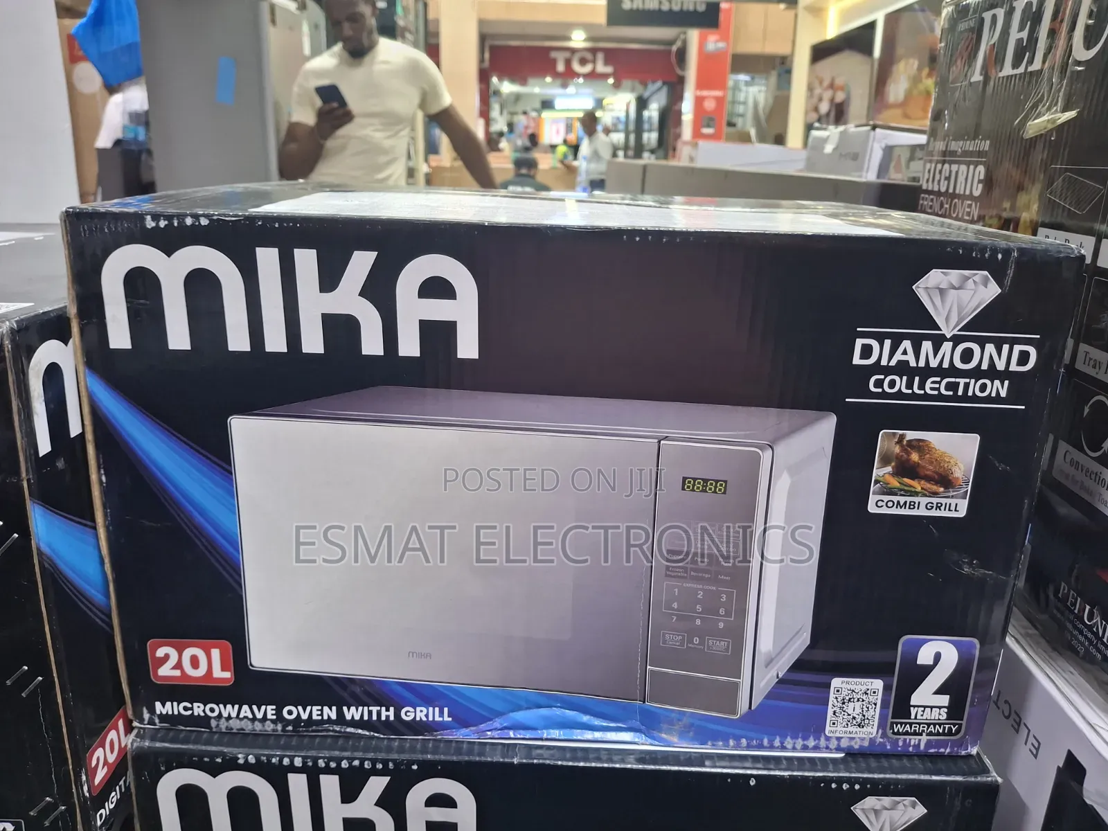 Mika Microwave Oven, 20l, Digital, With Grill (Combi),