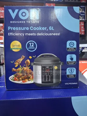 Von Vpc613xmk Pressure Cooker 6l, 1000w - Stainless Steel Inner Pot