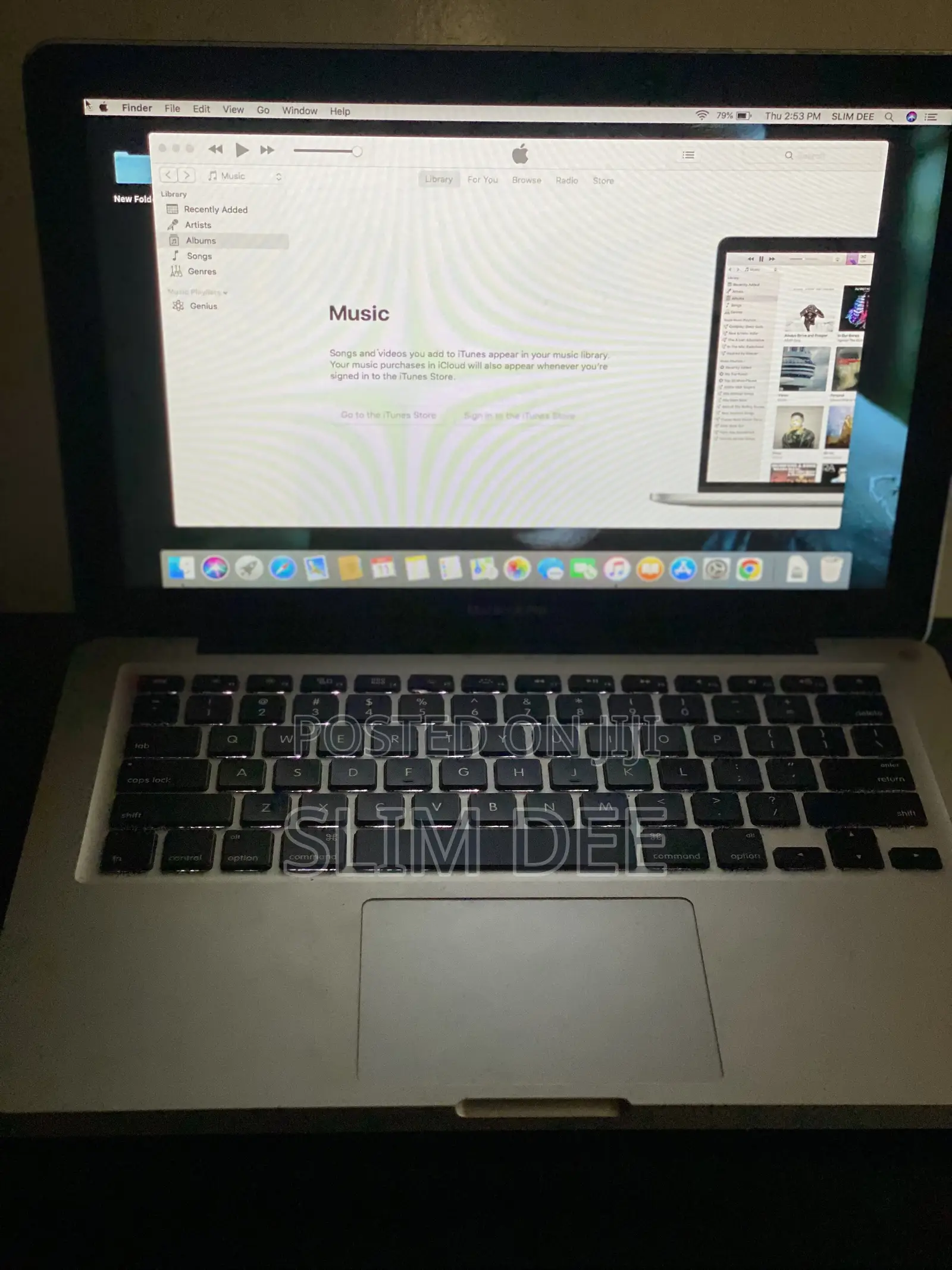 Laptop Apple MacBook 2012 8GB Intel Core 7 HDD 500GB