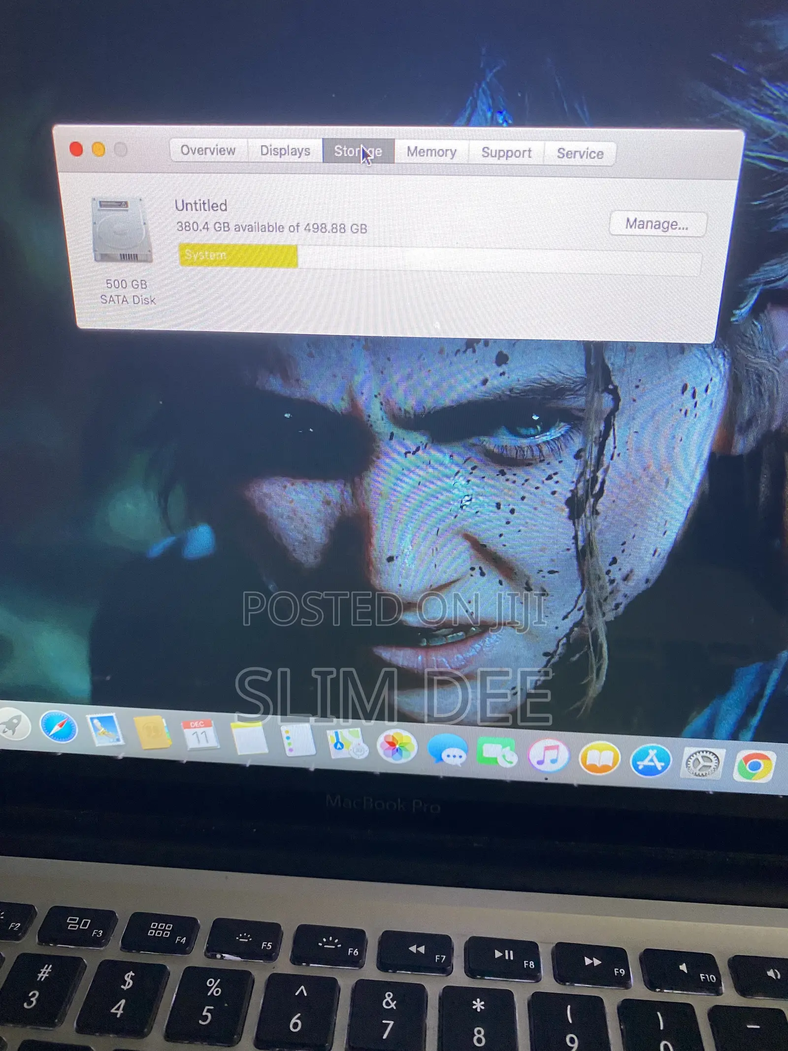 Laptop Apple MacBook 2012 8GB Intel Core 7 HDD 500GB