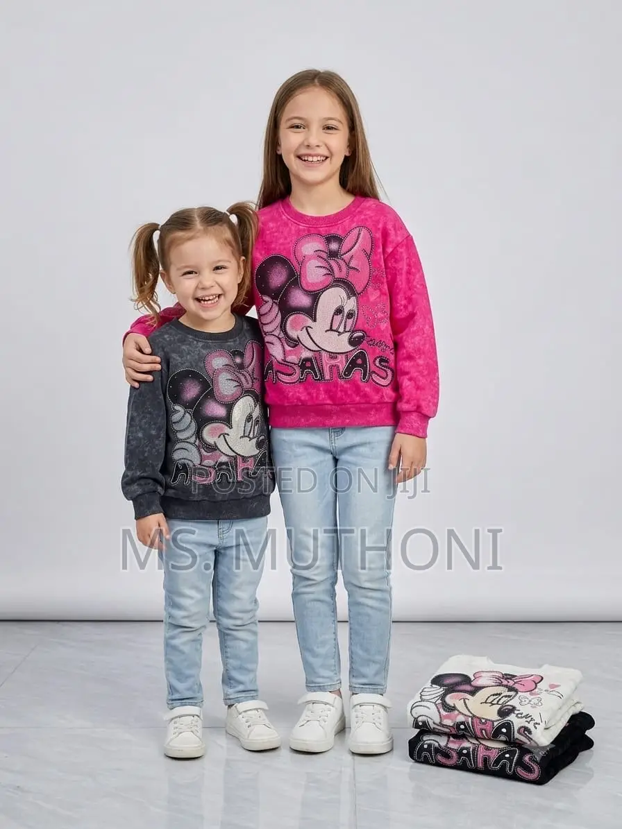 4-12 Yrs Fancy Girls Bugs Bunny Graphic Sweatshirts