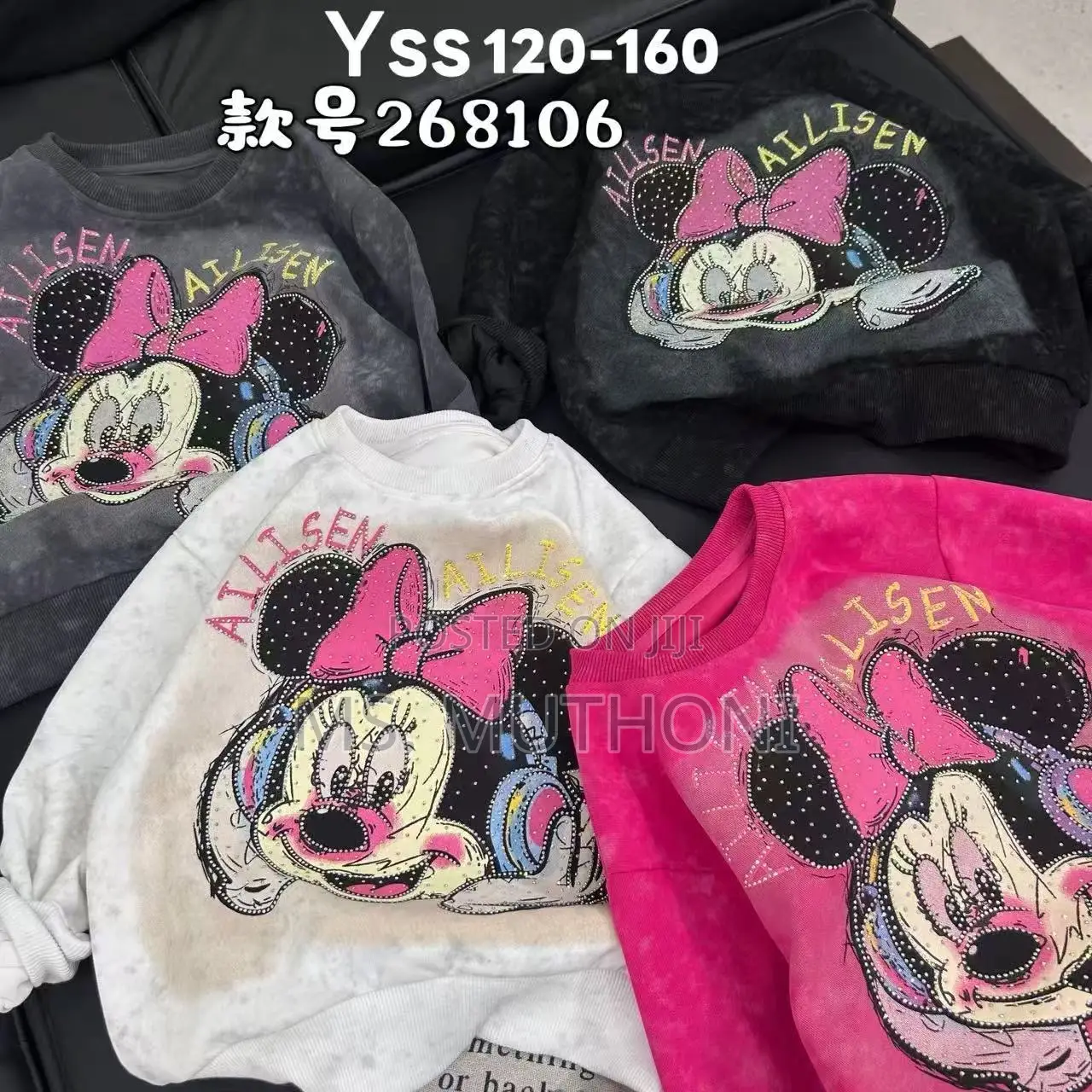 4-12 Yrs Fancy Girls Bugs Bunny Graphic Sweatshirts