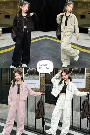 Girls Fancy Wideleg 2pcs Set (5-12 Yrs )