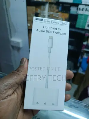 Lightning iPhone to Usb3 Otg 3.5mm Headphone Audio Jack With Charging
