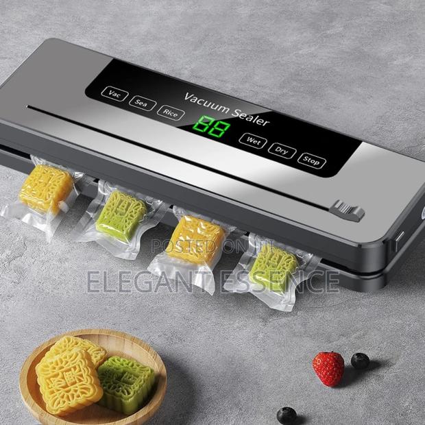 *Electric Vacuum Sealer Machine With 50pcs Free Packaging Papers* - thumbnail 3