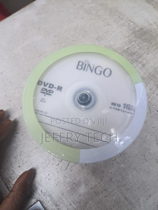 Bingo DVD-R Recordable Discs on Spindle, 4.7gb, 50/Pack