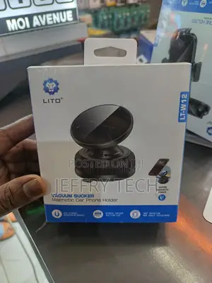 360 Rotatable Car Mount - Electric Vacuum Magnetic Phone Holder, 360