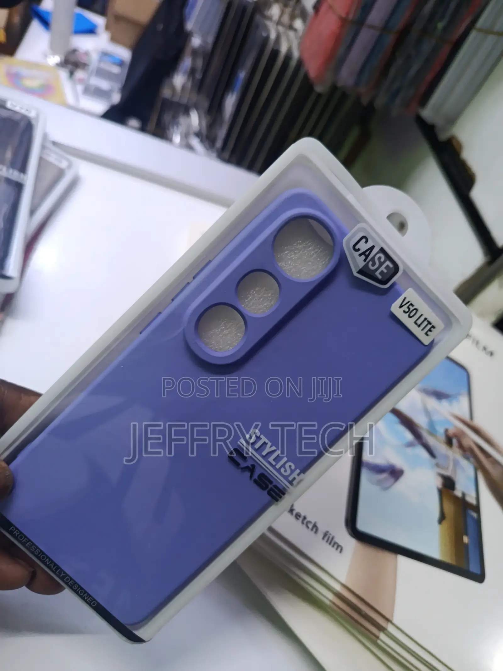 Case for Vivo V50 Lite Slim Silicone Cover With Soft Lining Shockproof