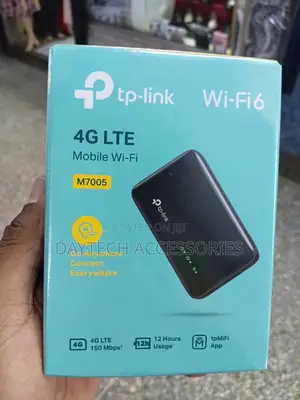 This Is a Tp-Link M7005 Portable Wi-Fi 6 Mifi Router for Travel.