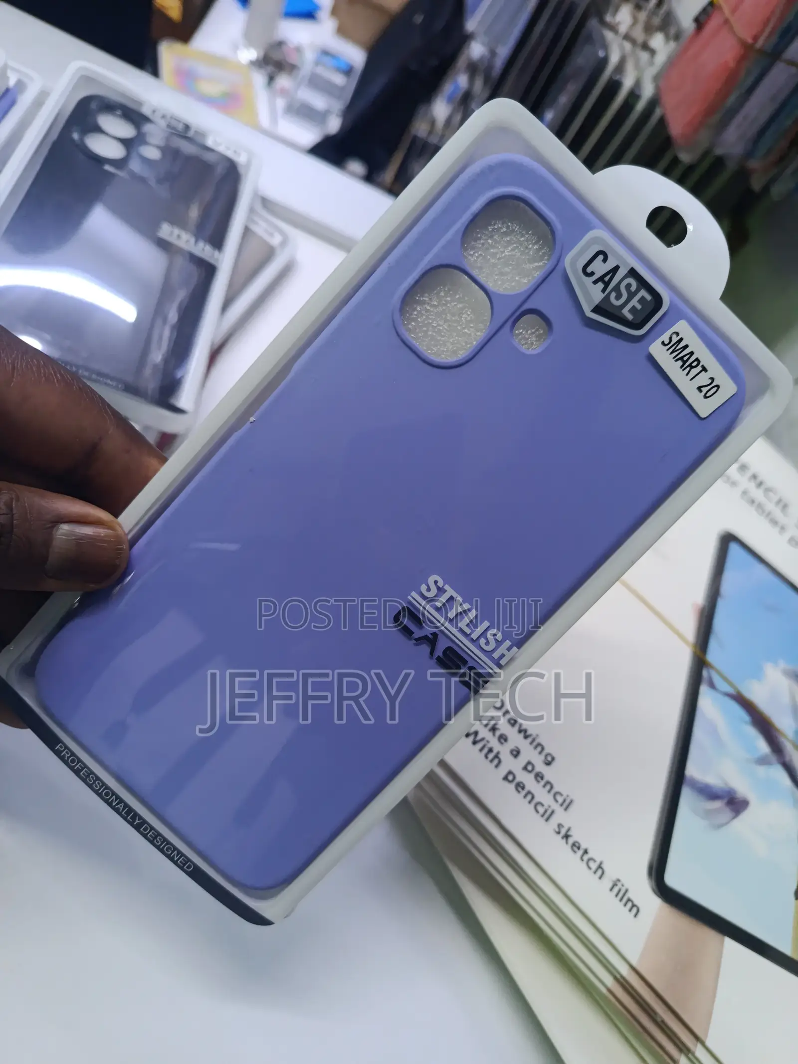 Infinix Smart 20 Silicone Case Pouch – Slim, Durable Shock-Absorbi
