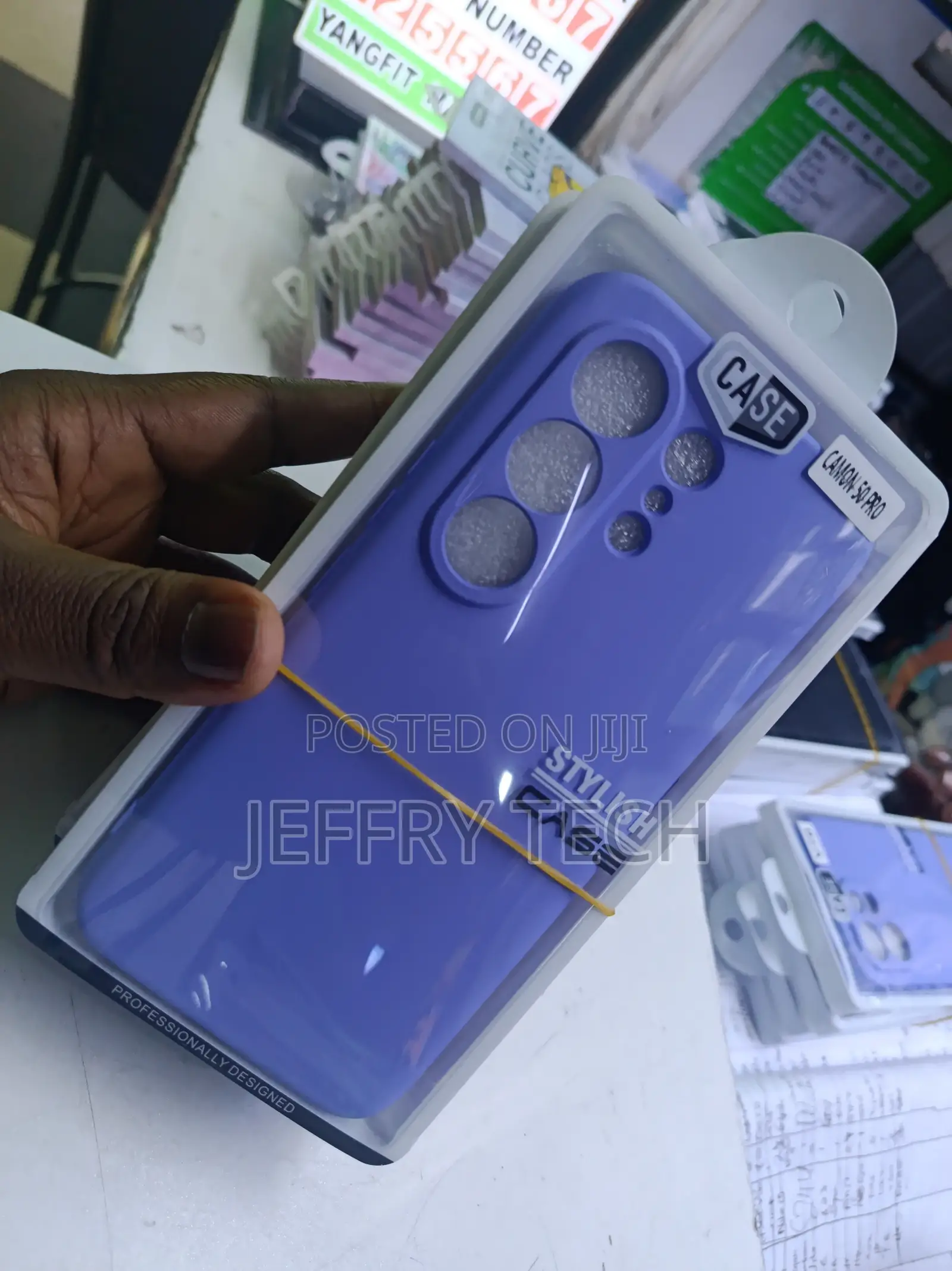 Tecno Camon 50 Pro Purple Silicone Phone Case