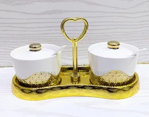 Three Piece Sugar Dish
2 Spoon
2 Canister