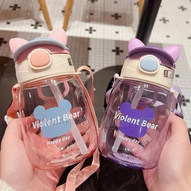 Violent Bear Kids Water Bottle Anmak