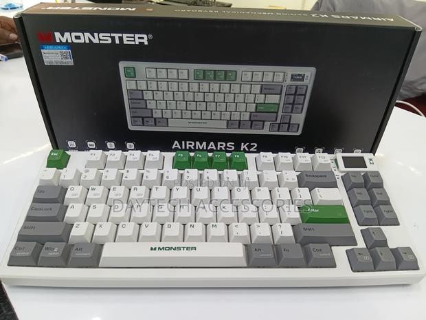 Monster Airmarks Gaming Mechanical Keyboard - White