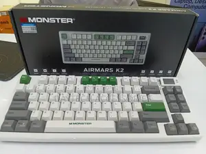 Monster Airmarks Gaming Mechanical Keyboard - White