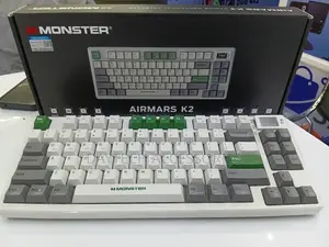 Monster Airmarks Gaming Mechanical Keyboard - White