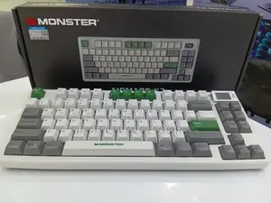Monster Airmars Mechanical Gaming Keyboard With White/Grey Color.