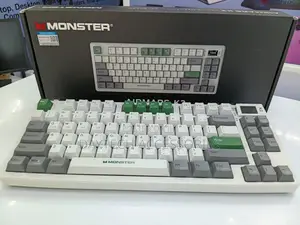 Monster Airmars Mechanical Gaming Keyboard With White/Grey Color.