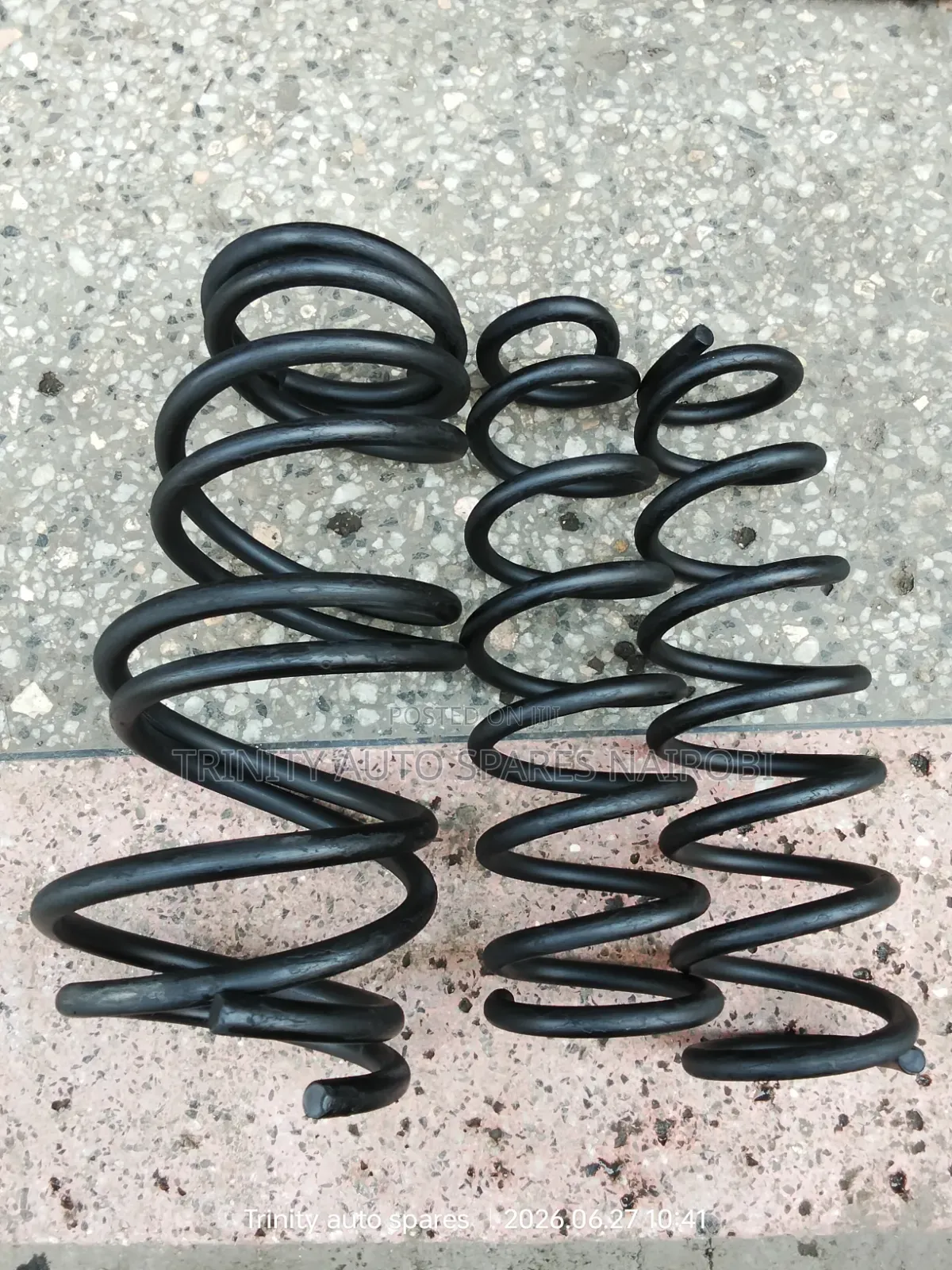 Original Toyota Mark Zio Front and Rear Heavy Duty Coil Springs