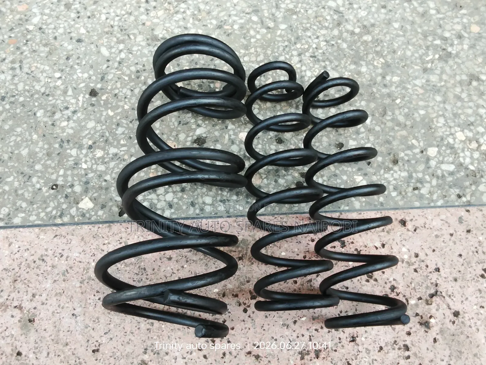 Original Toyota Mark Zio Front and Rear Heavy Duty Coil Springs