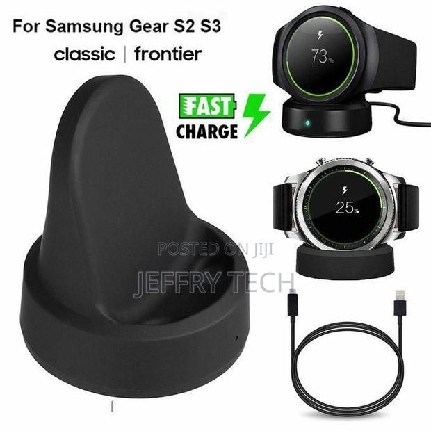 Wireless Charging Dock Holder Charger Gear S2 S3 S4 Classic Frontier, - thumbnail 4