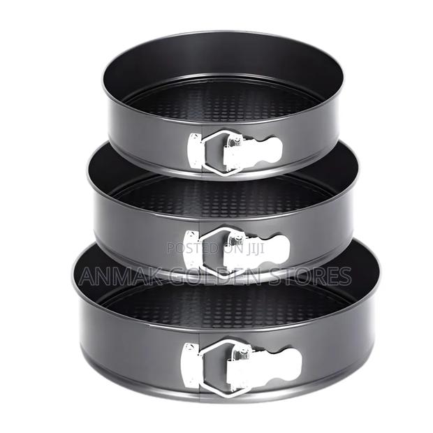 3pcs Set Baking Tins Round - thumbnail 2