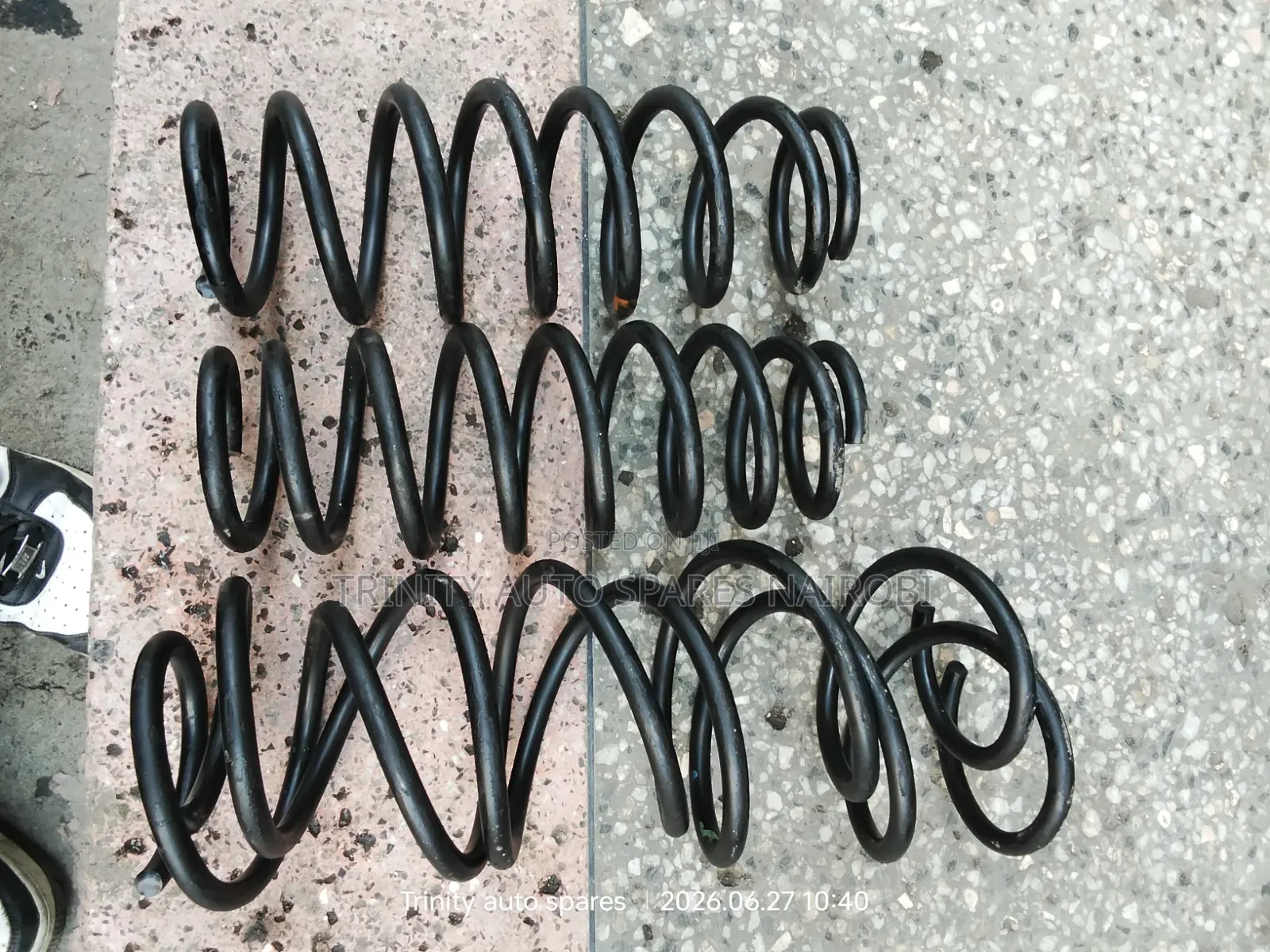 Original Ex Japan Toyota Aqua Front and Rear Heavy Duty Coil Springs