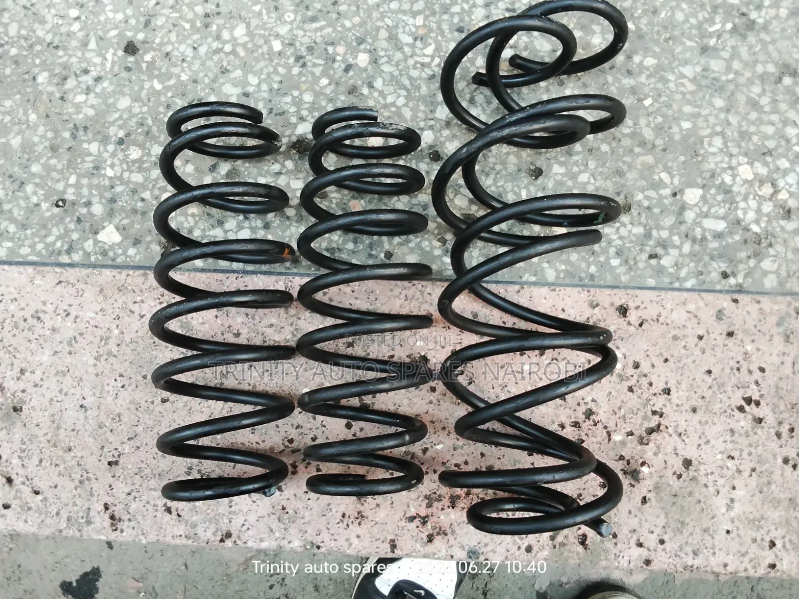 Original Ex Japan Toyota Aqua Front and Rear Heavy Duty Coil Springs