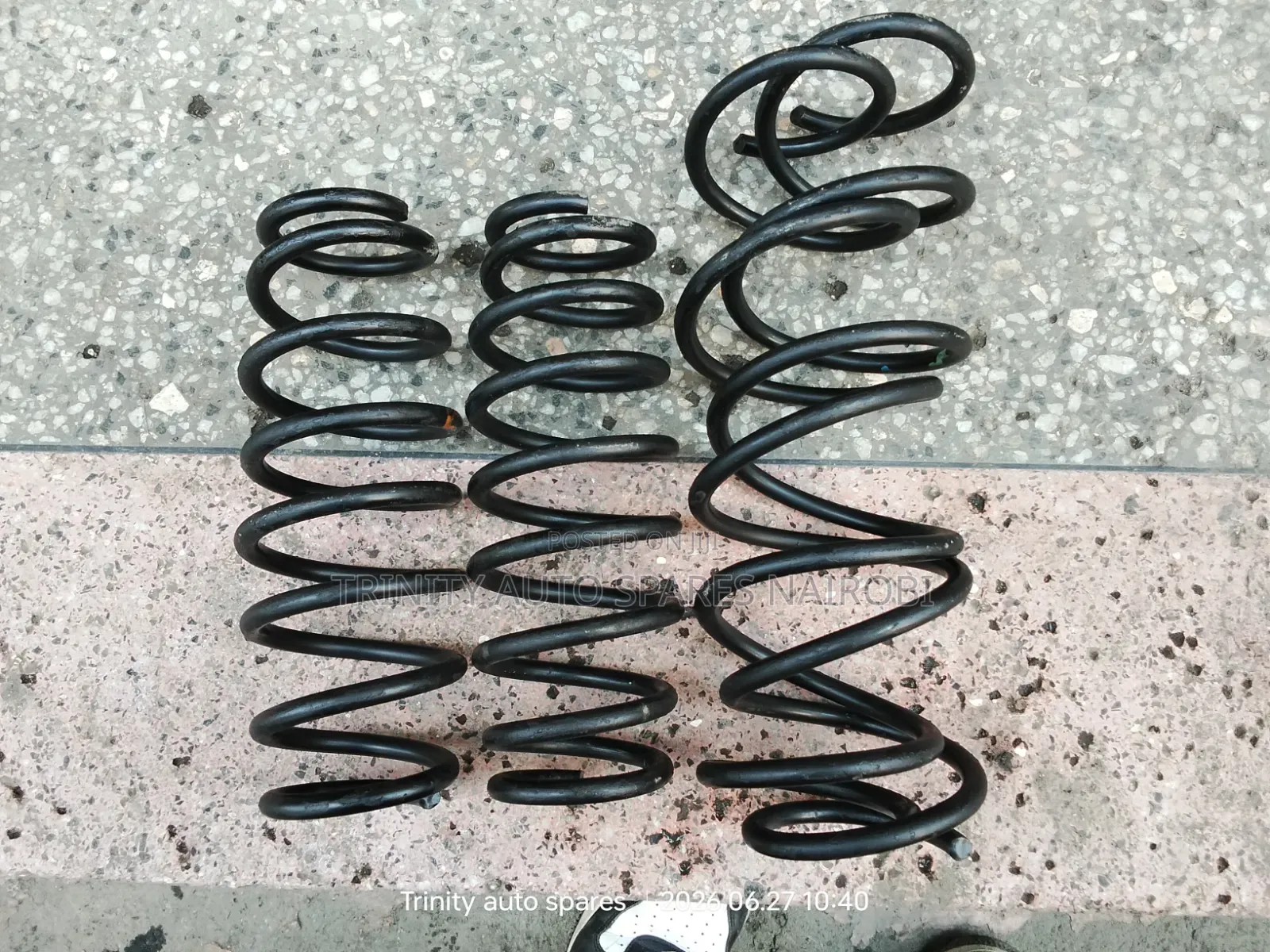 Original Ex Japan Toyota Aqua Front and Rear Heavy Duty Coil Springs