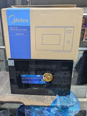 Midea 25l Built-in Microwave Oven With Grill Stainless Steel