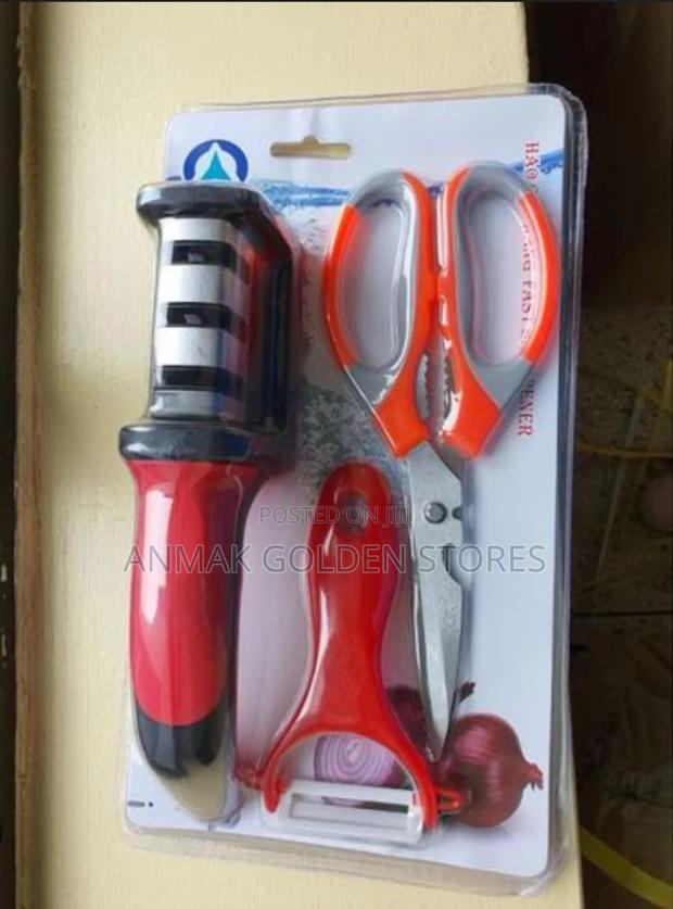 3 in 1 Sh Sharpener,Peeler and Scissors