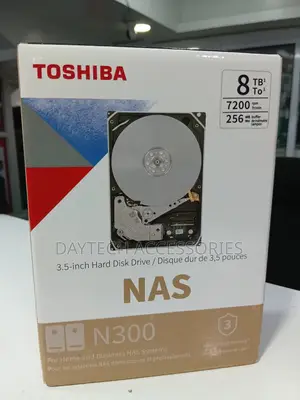 Toshiba N300 Nas 8tb 3.5 Inch 7200rpm Hard Drive