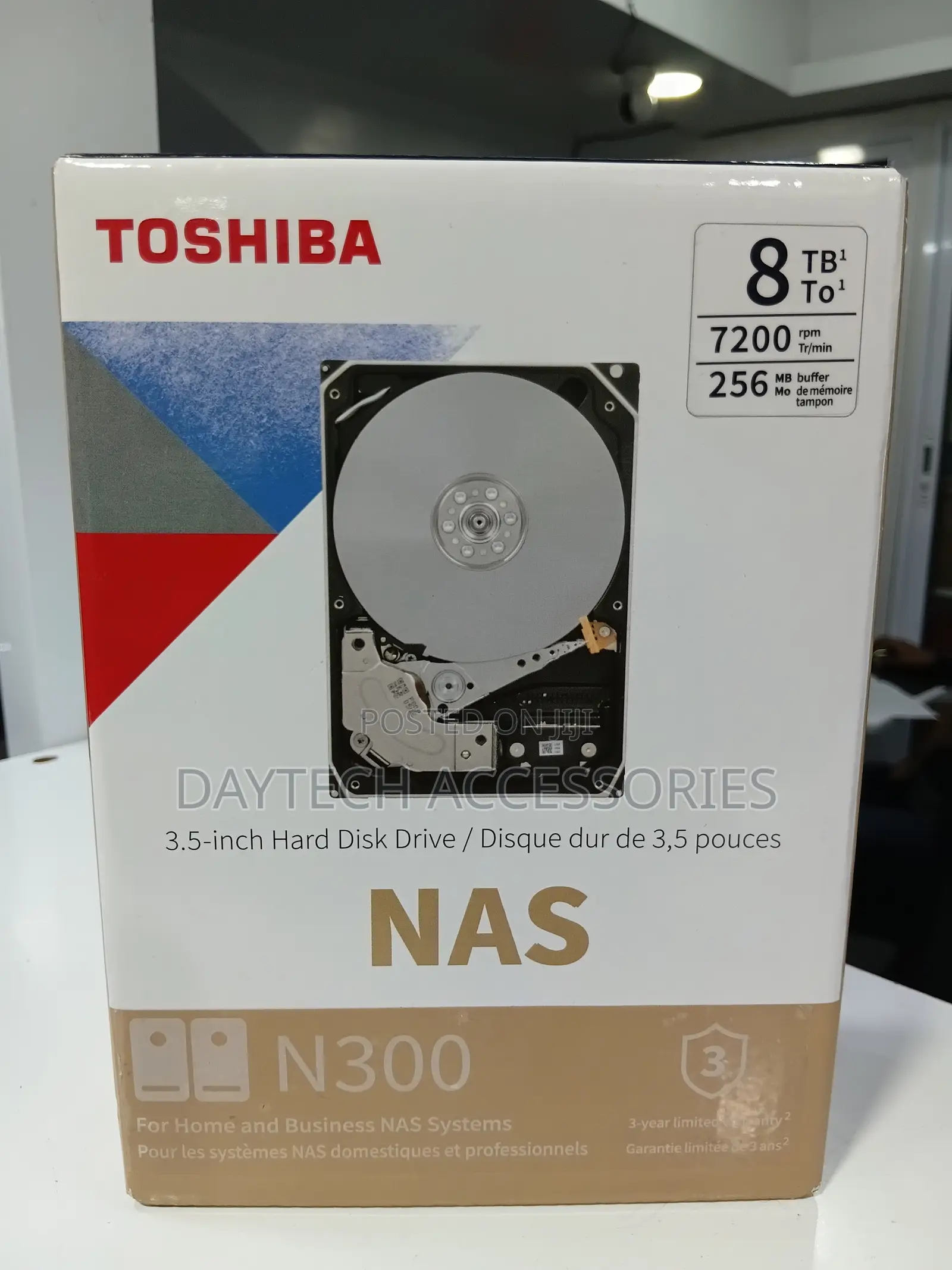 Toshiba N300 8tb Nas 3.5-Inch Internal Hard Drive Sata 6gb/S 7200 Rpm.