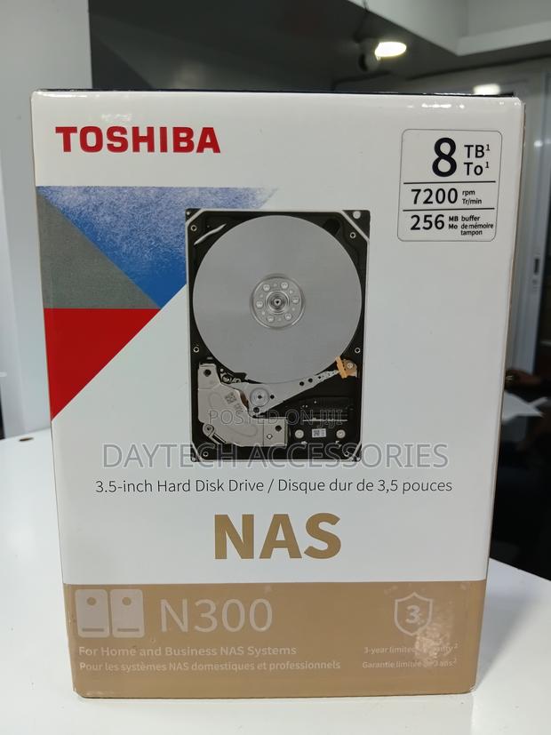 Toshiba N300 8tb Nas 3.5-Inch Internal Hard Drive Sata 6gb/S 7200 Rpm.