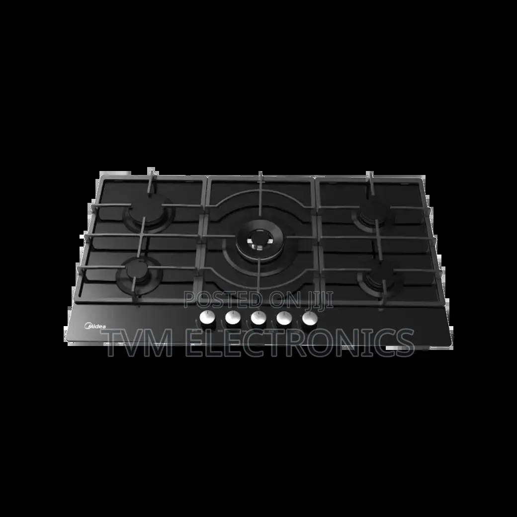 Midea 90cm Built-in Gas Hob 5 Burner With Triple Ring Wok Burner