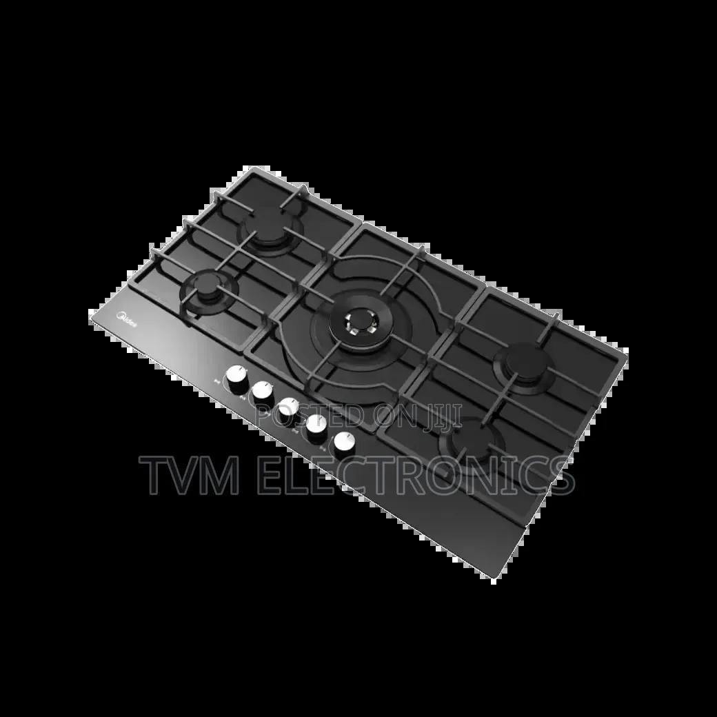 Midea 90cm Built-in Gas Hob 5 Burner With Triple Ring Wok Burner