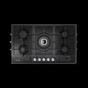 Midea 90cm Built-in Gas Hob 5 Burner With Triple Ring Wok Burner