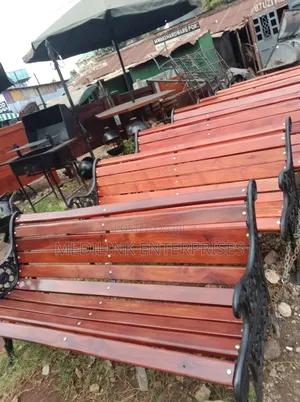 Outdoor Benches 5ft Long +Mahogany Cast Iron