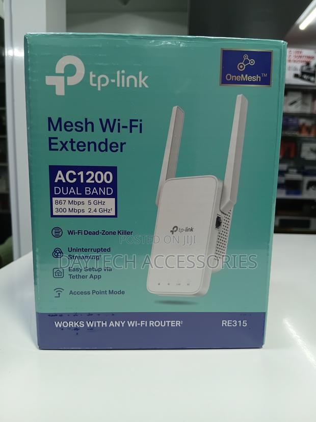 Tp-Link Re315 Ac1200 Mesh Wi-Fi Range Extender Dual-Band Wi-Fi.