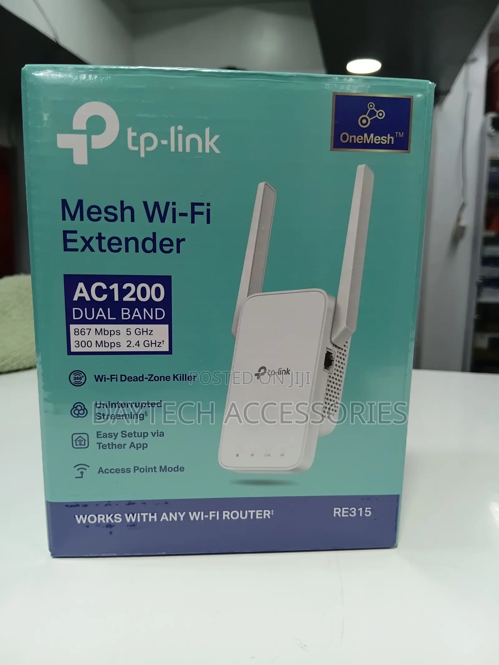This Is a Tp-Link Re315 Ac1200 Dual-Band Wi-Fi Range Extender.