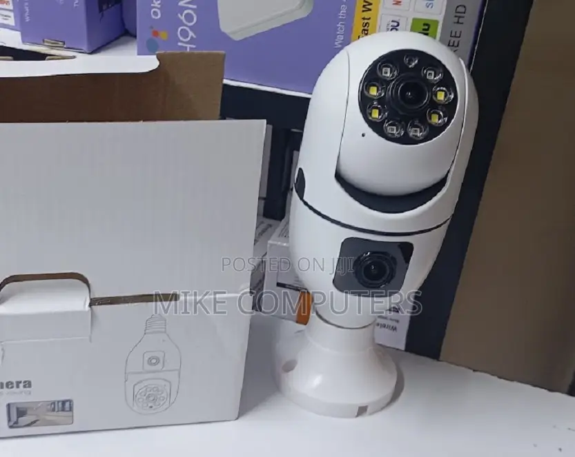 V380 Pro Smart Bulb Camera Dual Lens