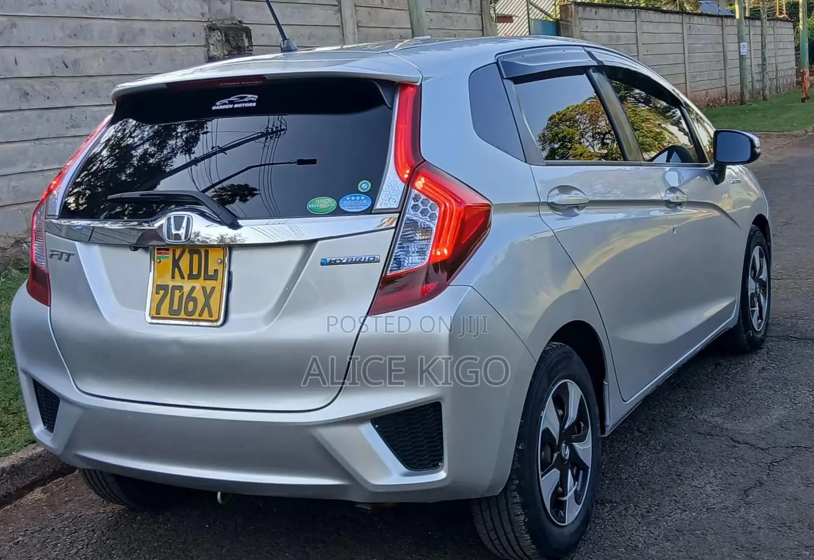 Honda Fit 2016 Silver