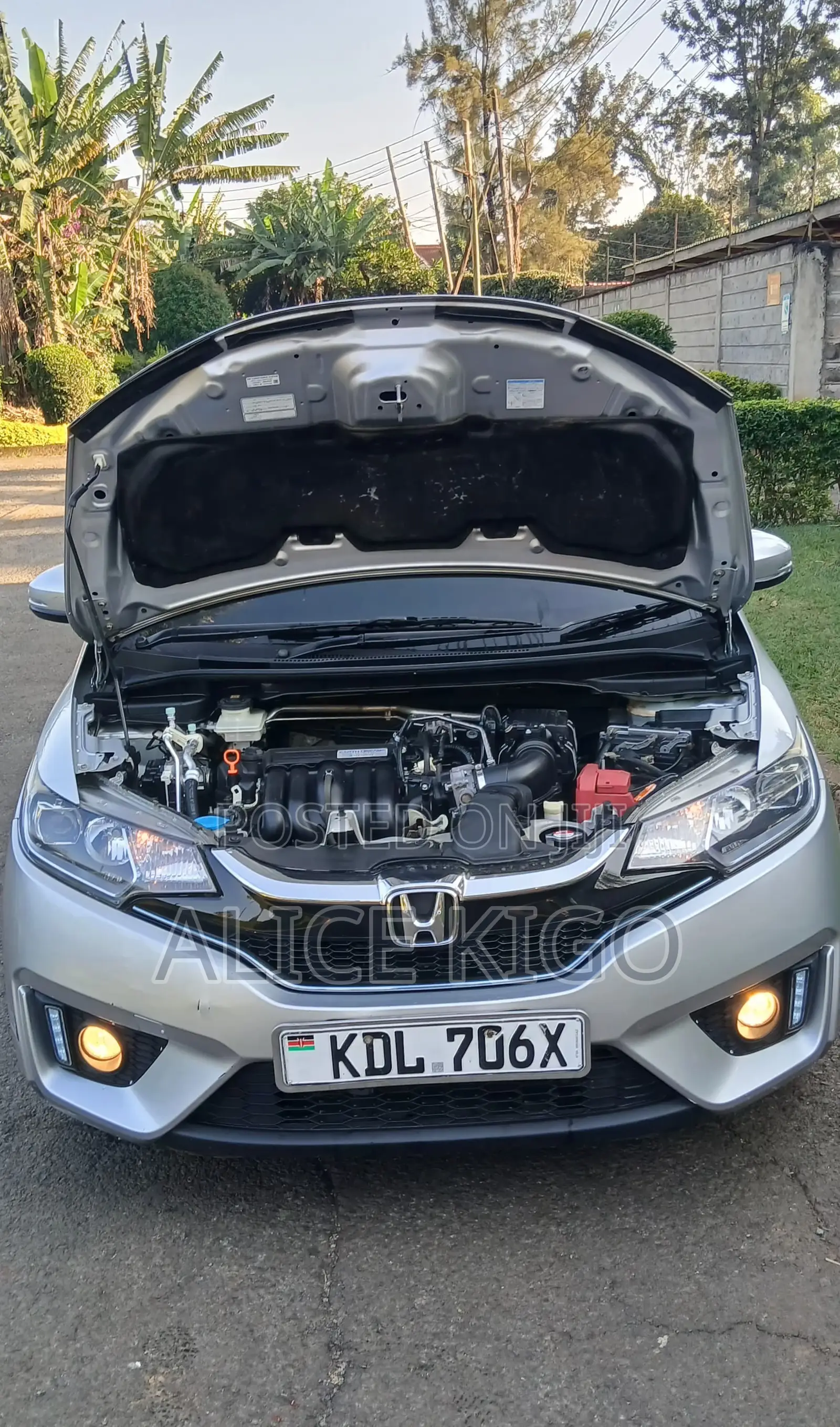 Honda Fit 2016 Silver