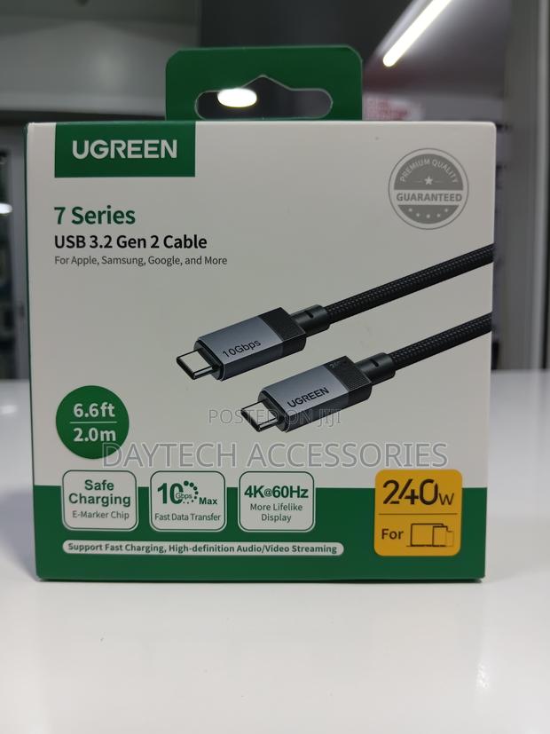 This Is a Ugreen 7 Series Usb-C to Usb-C 240w Cable (Model 5477)