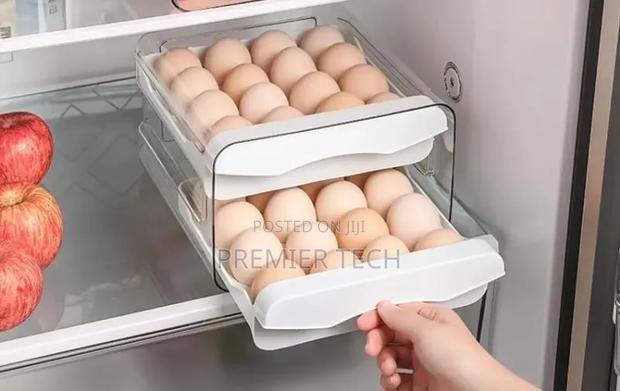 Double Layered Acrylic Egg Storage Tray.