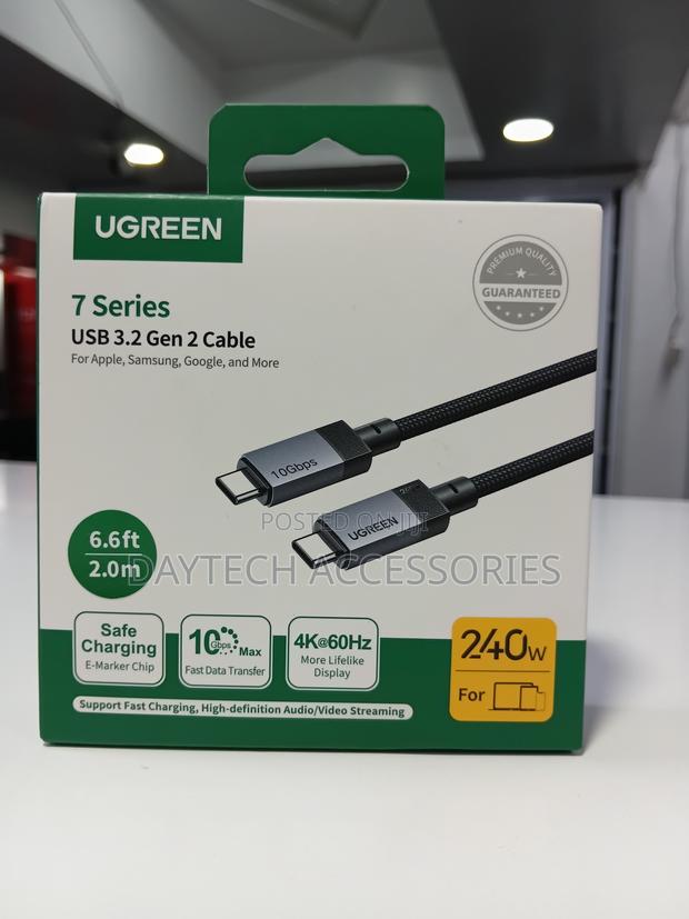 This Is a Ugreen 240w Usb-C to Usb-C Cable (7 Series) - thumbnail 2