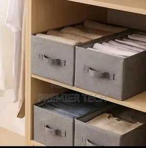 Mulit-Purpose Folding Non-Woven Fabric Cloth Storage Box Organizer